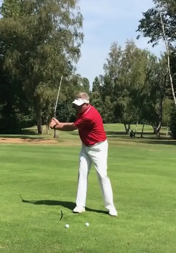 Swing de Cyril Ferran sur le parcours